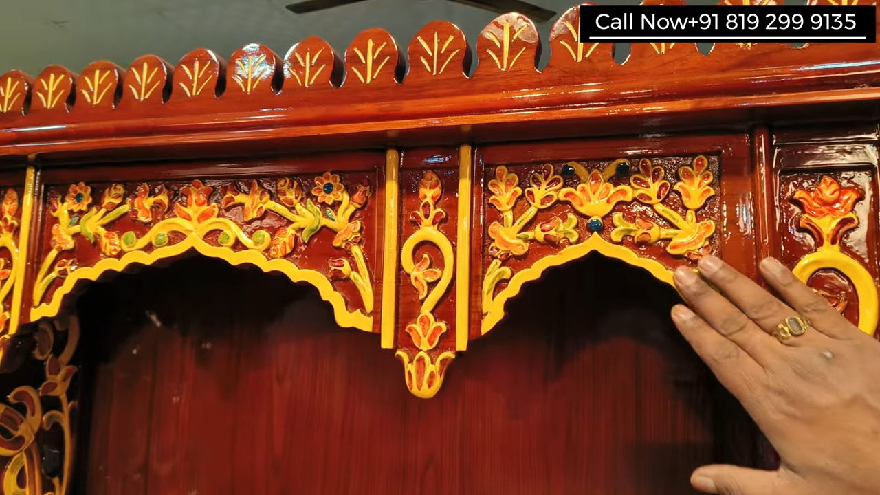 Rajasthani Wooden Home Temple carving