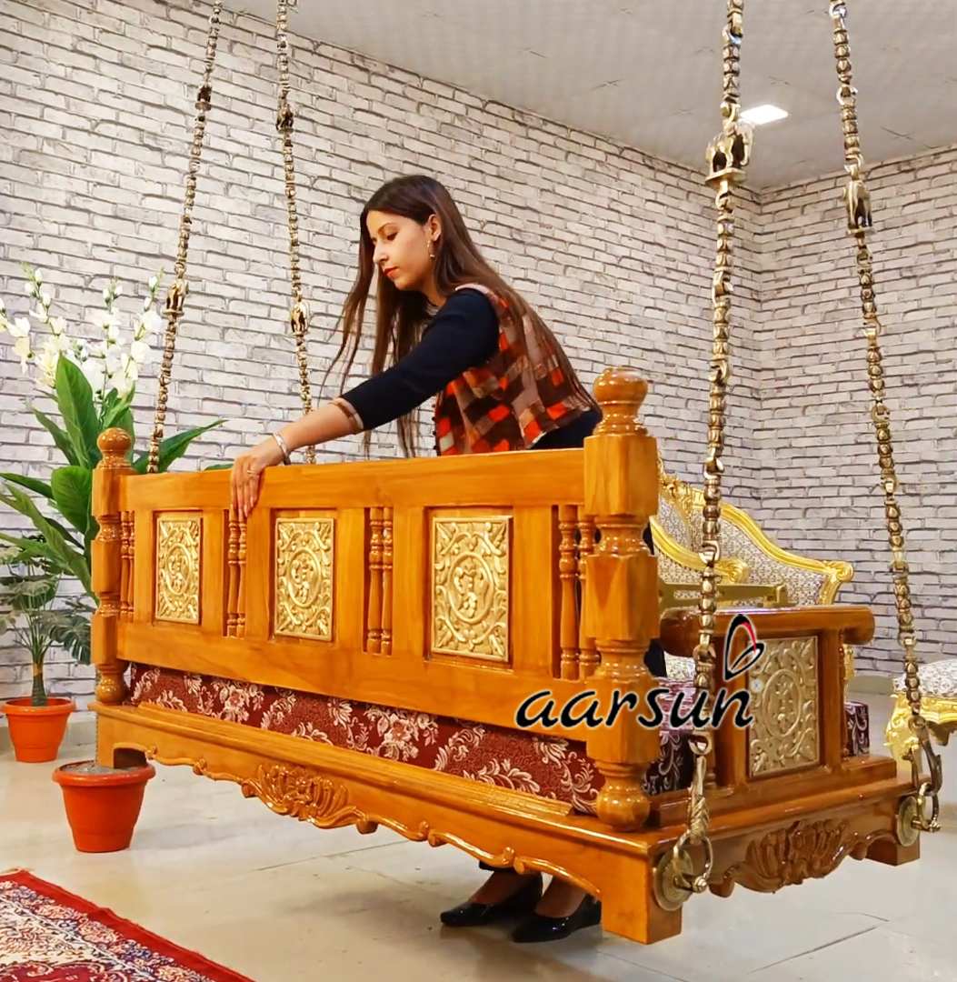 Swing Chair Online Wooden Jhula for Home