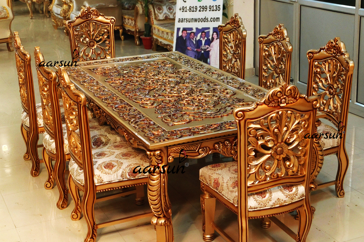 Carved Dining set