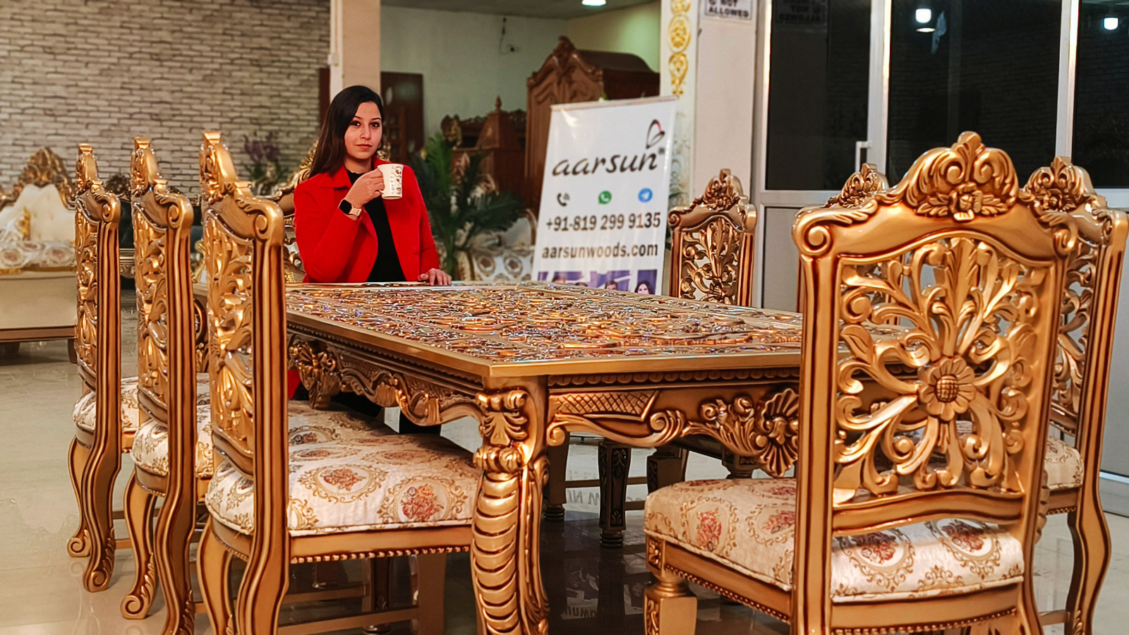 Teak Gold Rush Dining Set