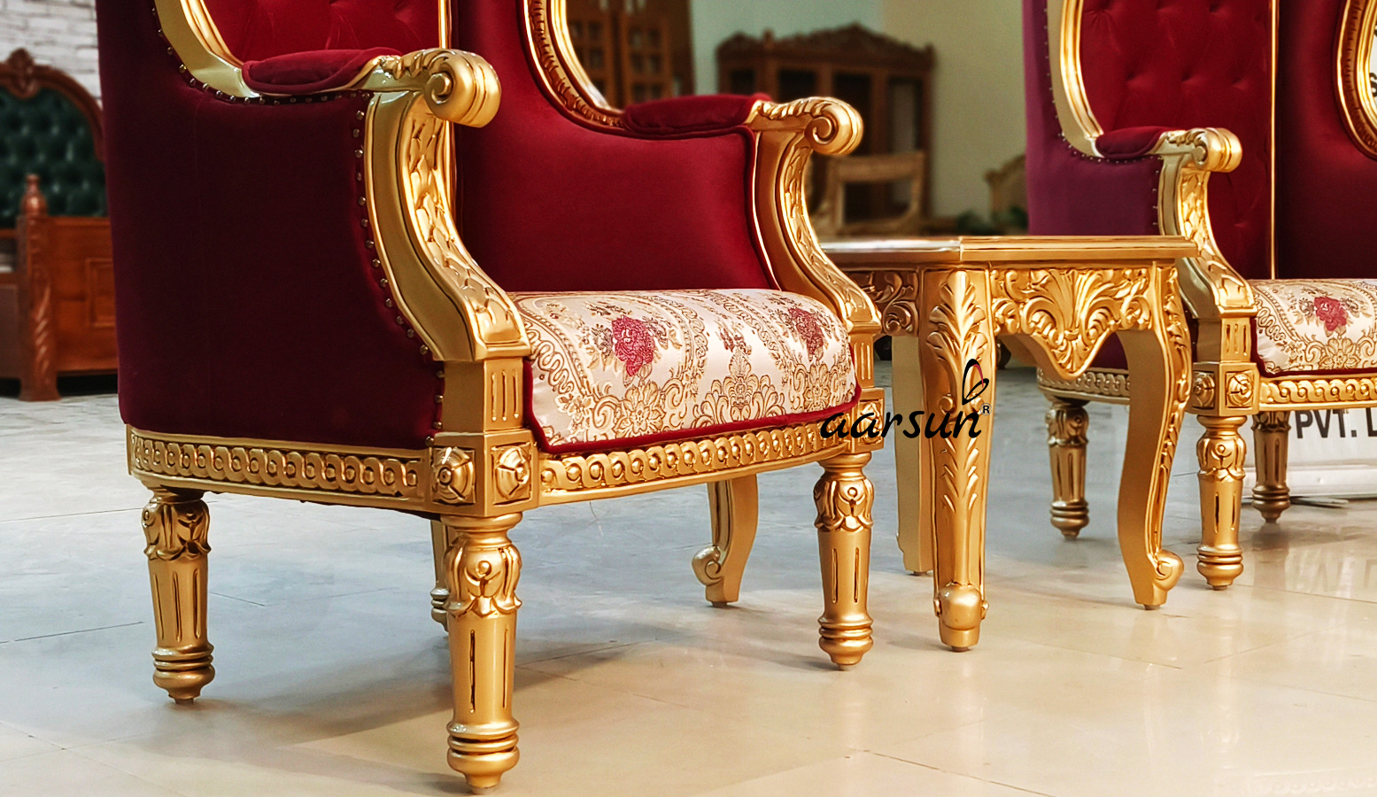 Wood High Back Chairs