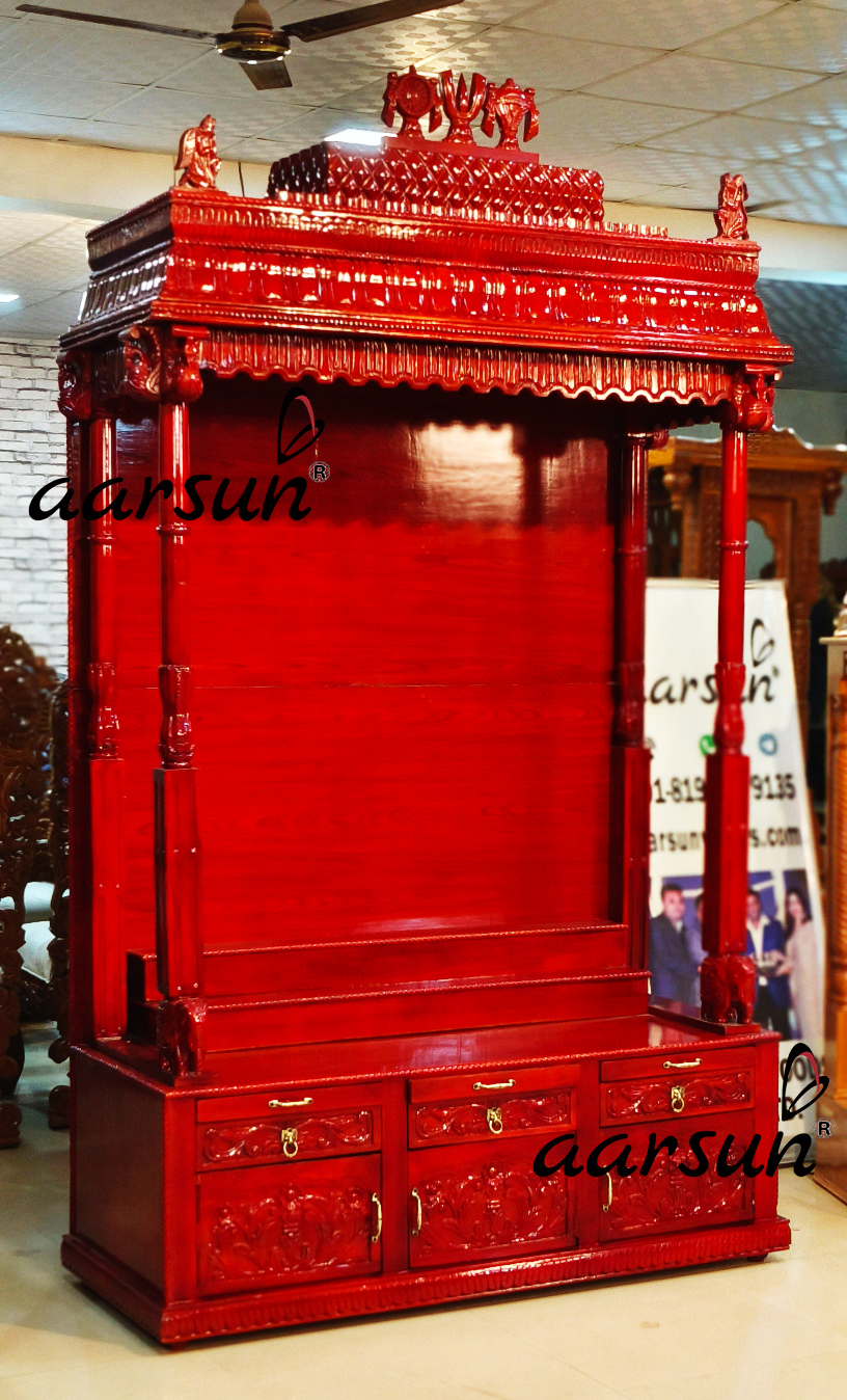 Immense Temple in teak wood