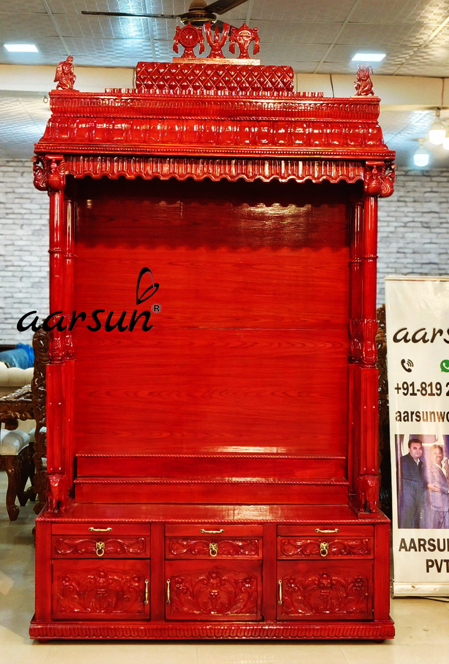 Teak Wood Immense Temple