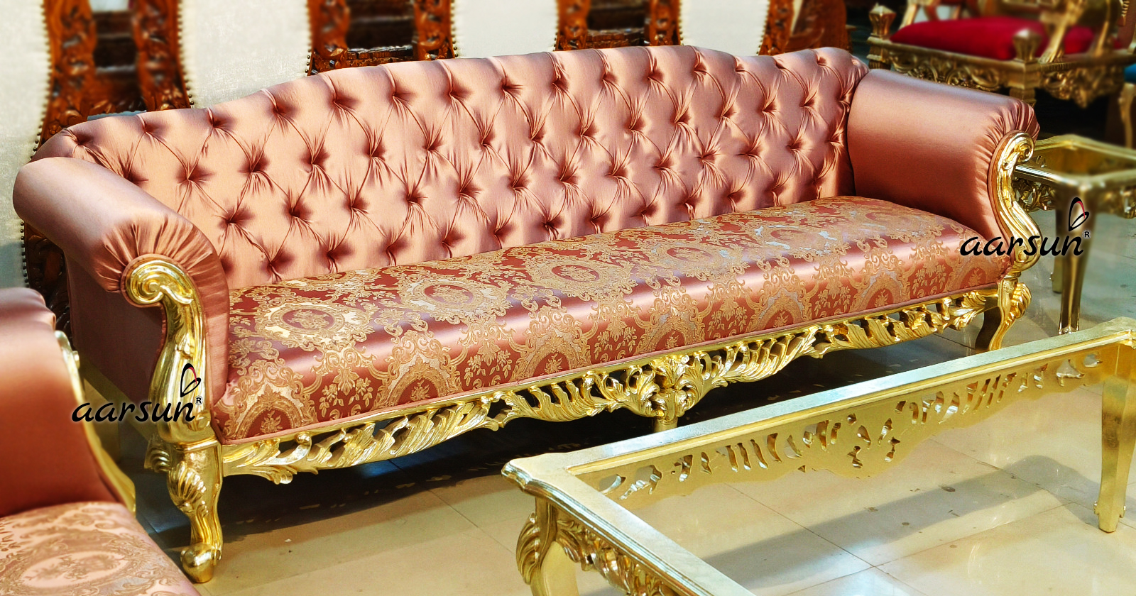 Incredible Royal 3 seater sofa set