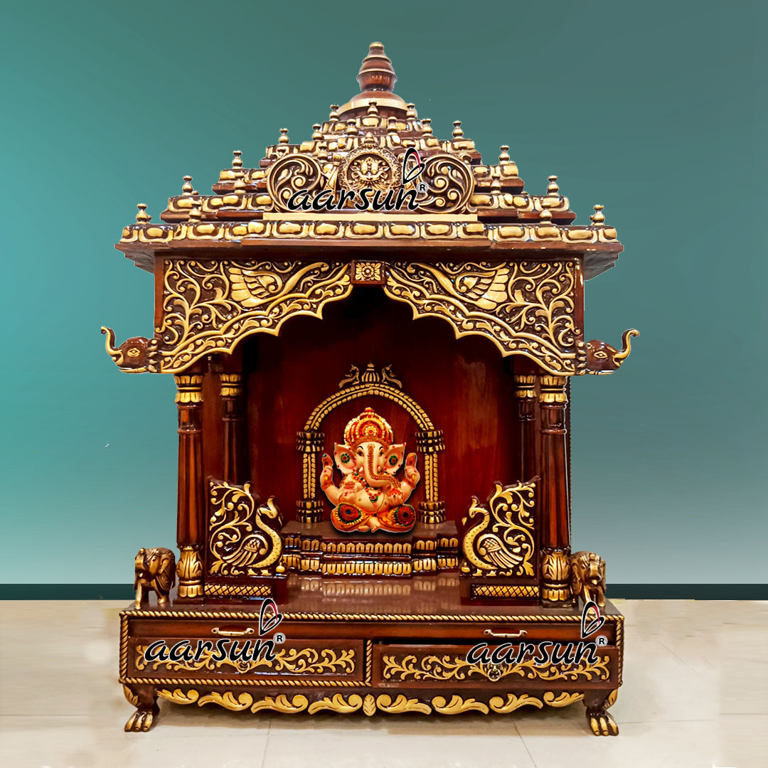 Home-Temple-Design-in-Teak-Wood