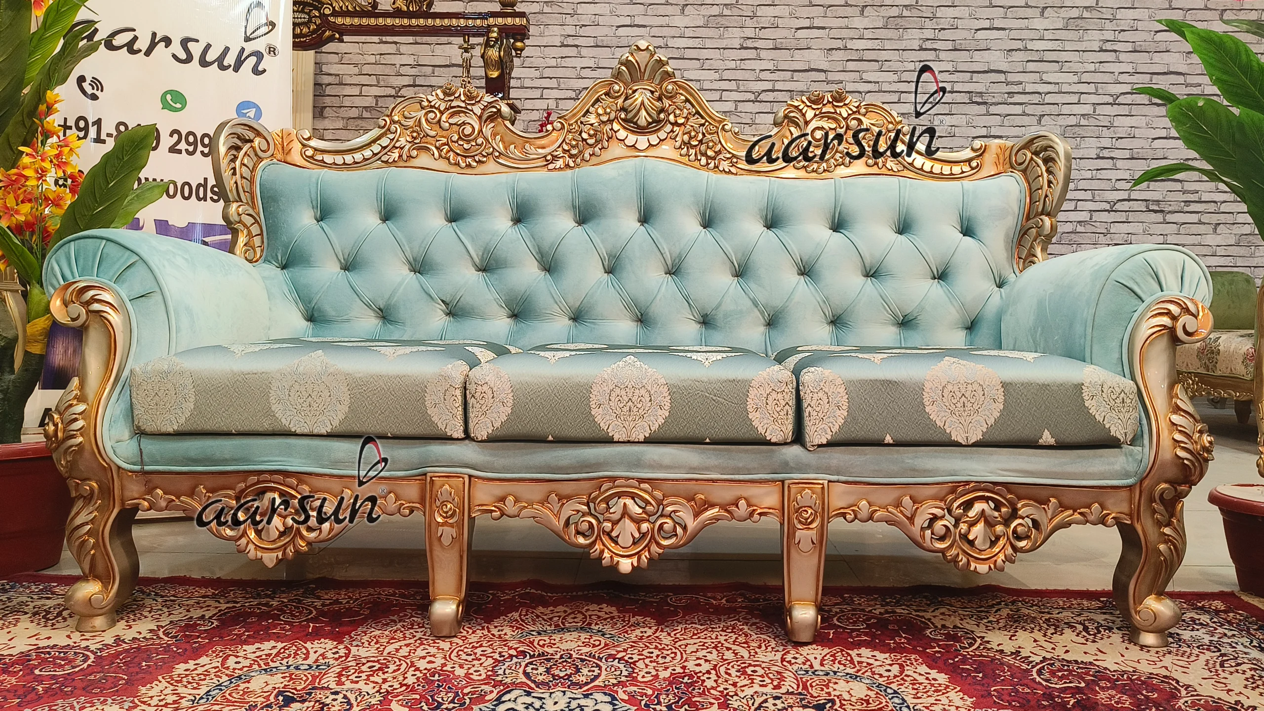 7 Seater Sofa Set in Royal Finish - Image 2