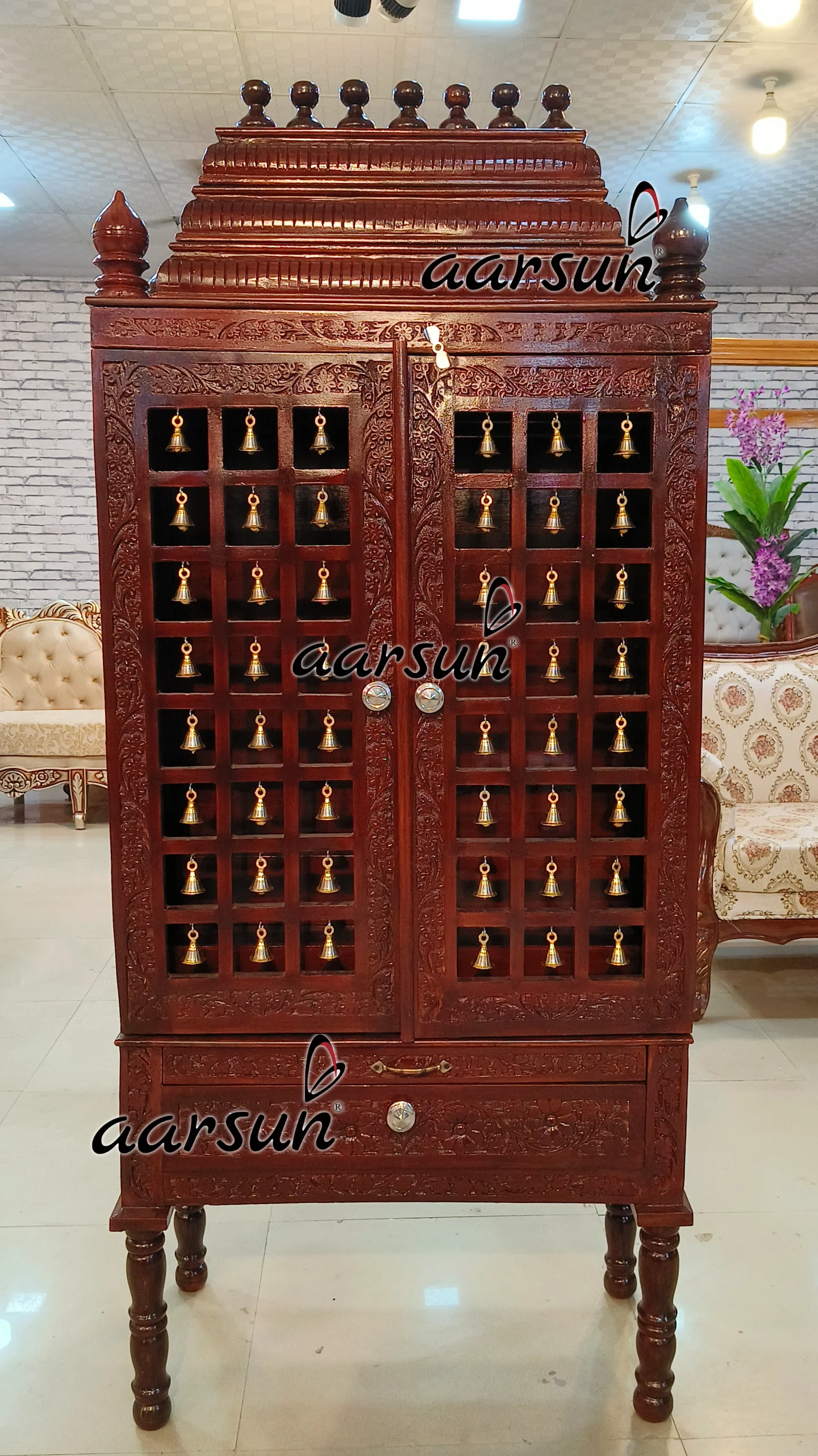 Latest Design Temple in Teak