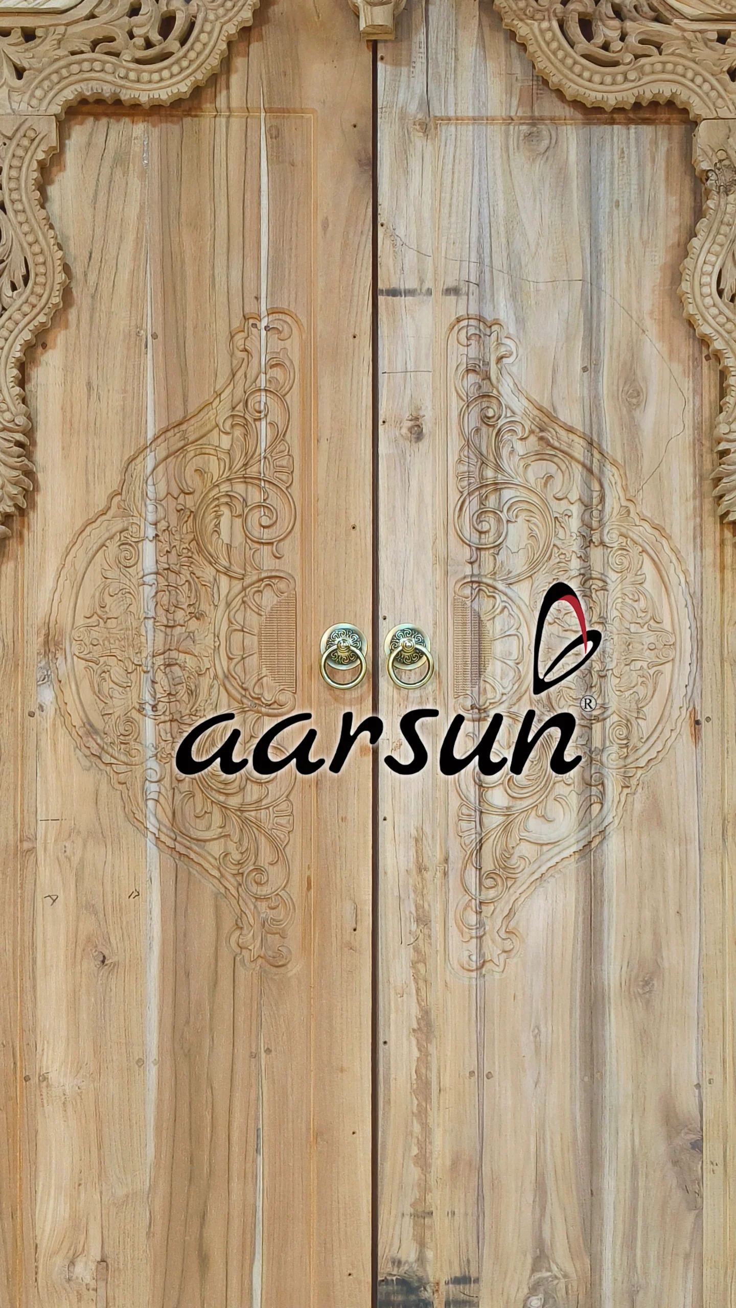 Wooden Door With Intricate Carving - Image 8