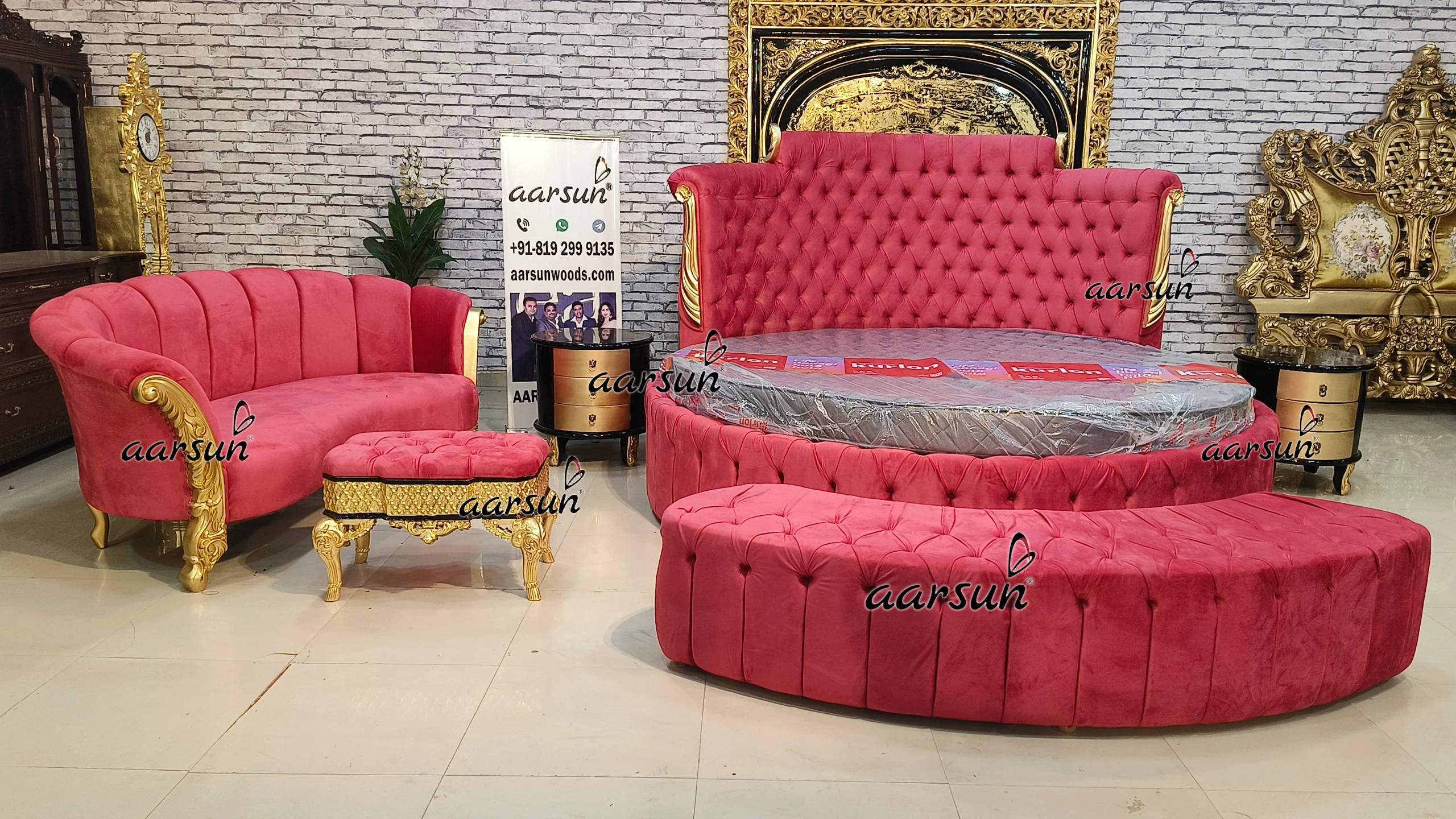 Luxurious Round Bed