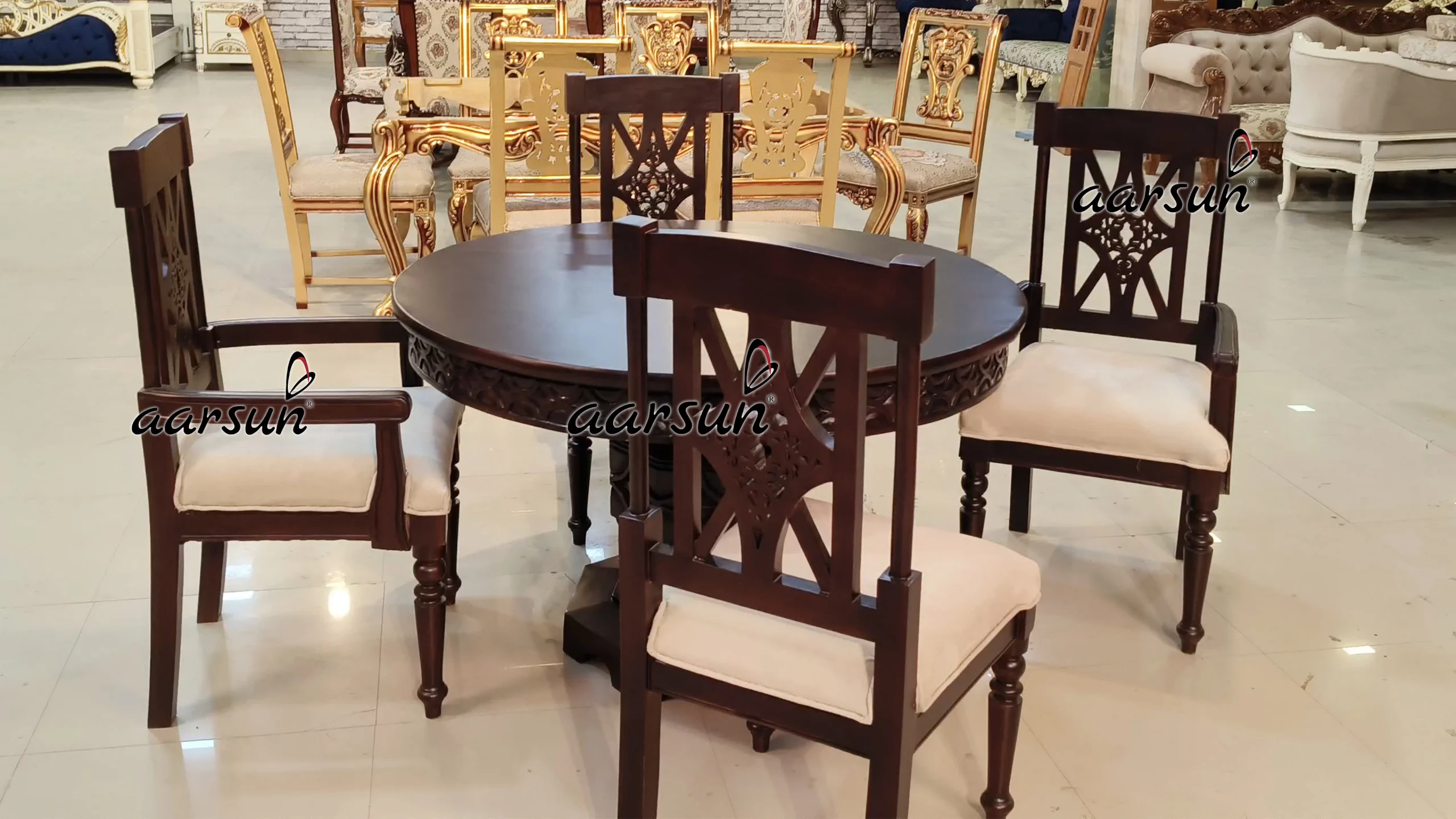 Round Dining Set - Image 4
