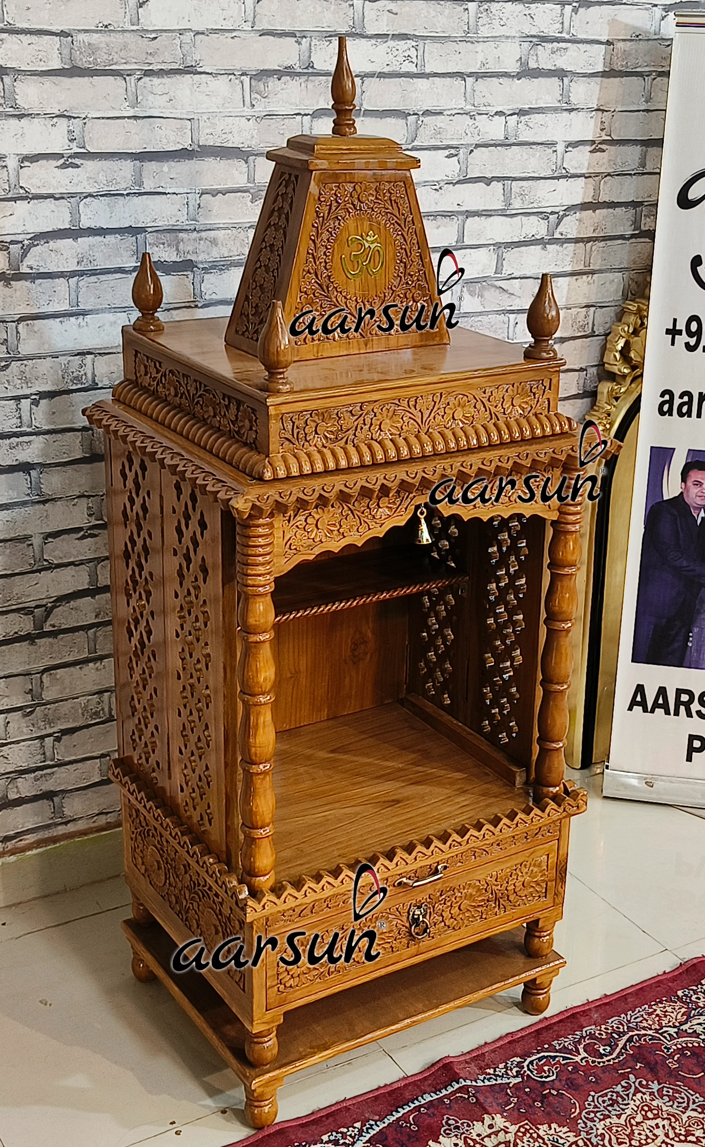 Small Hand Carved Temple - Image 5