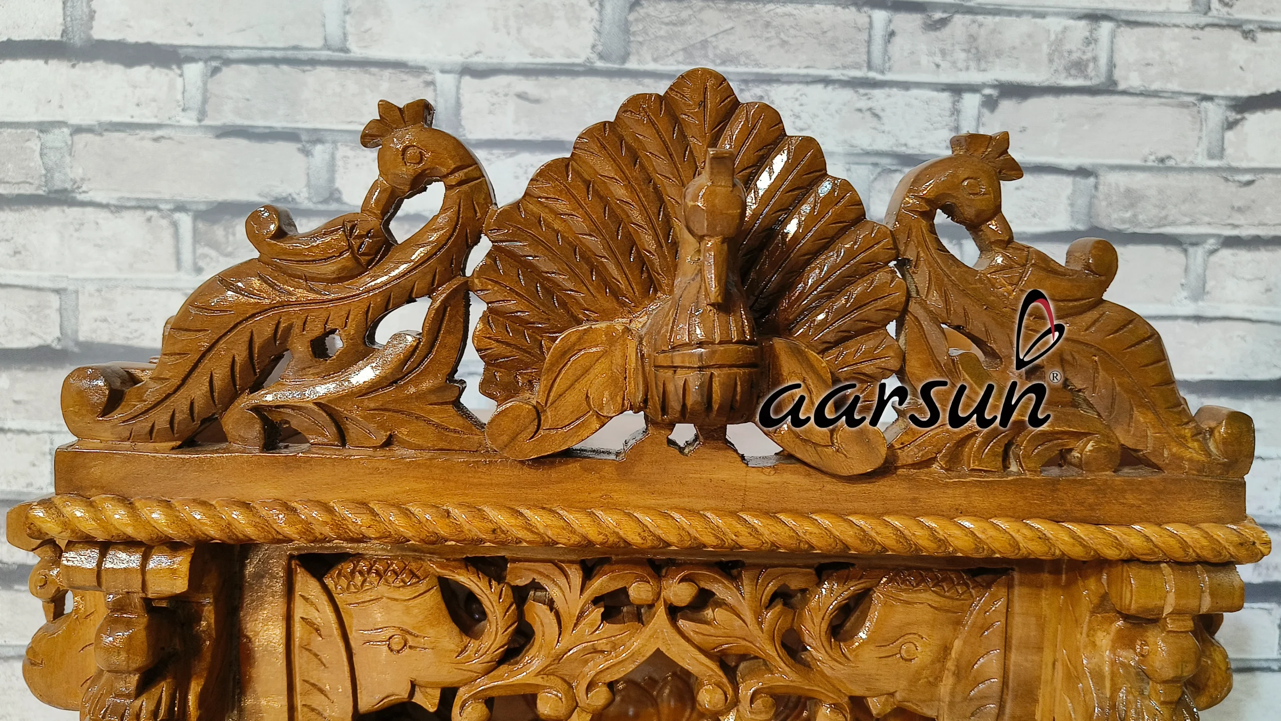 Hand Carved Temple with Intricate Carving - Image 3