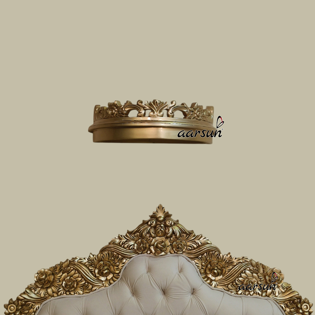 Royal Wooden Queen Size Platform Bed - Image 4