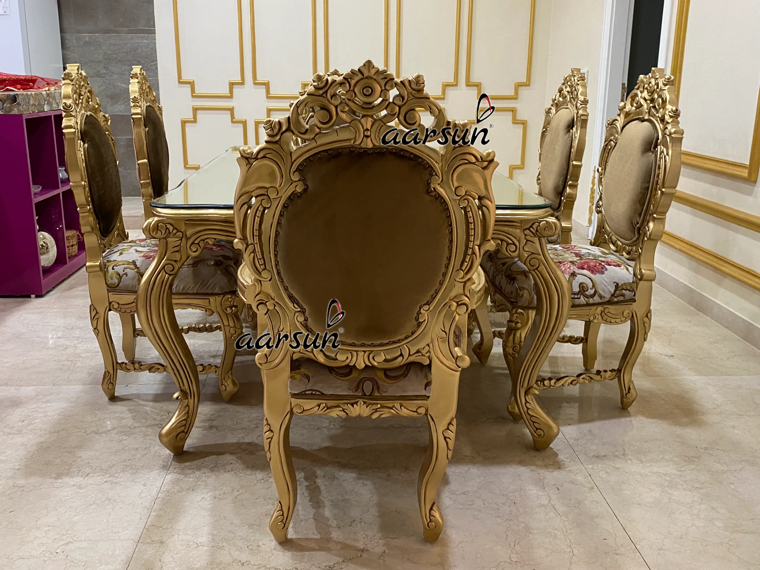 Premium 6-Seater Dining Table Set - Image 7