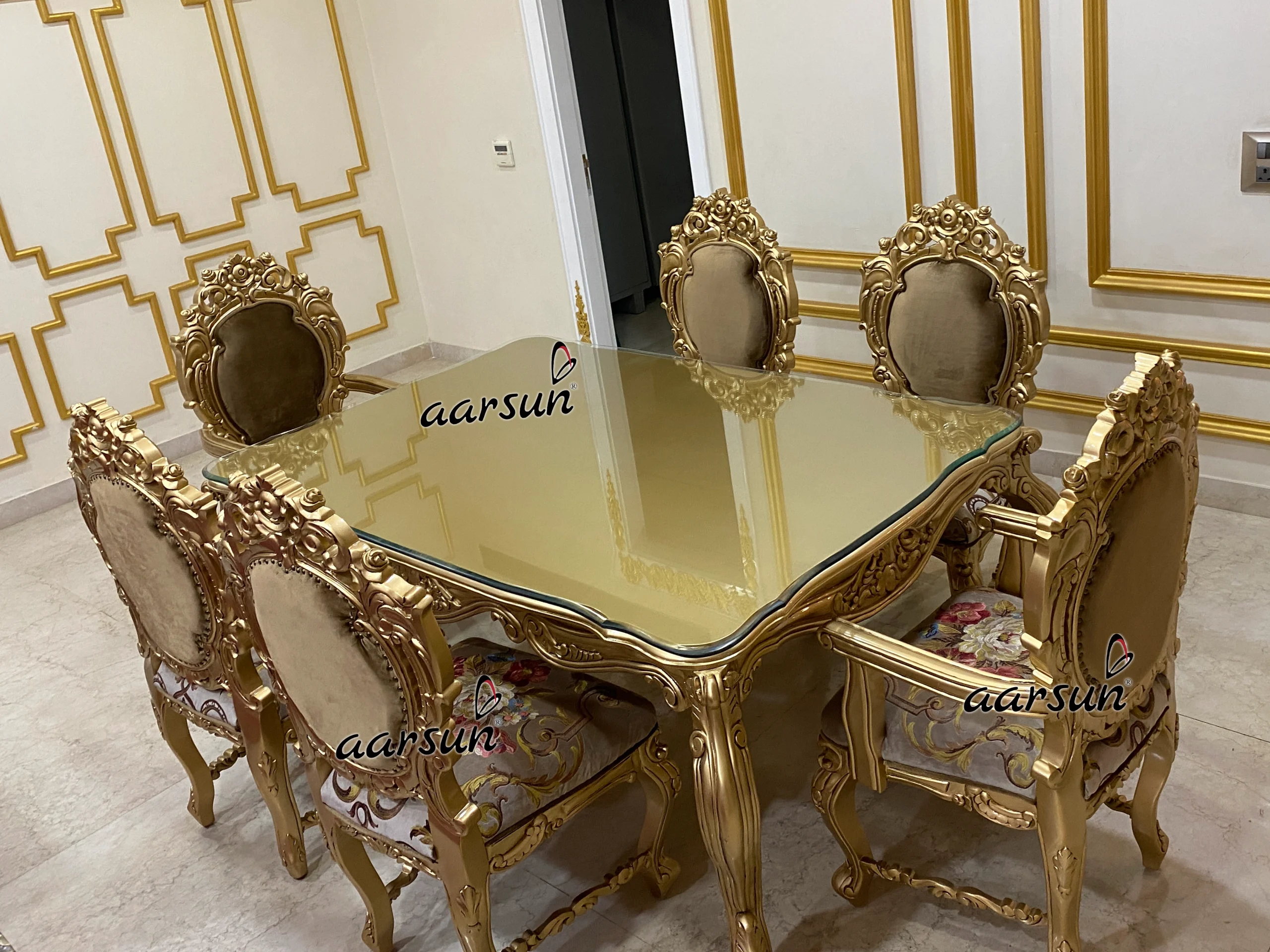 Premium 6-Seater Dining Table Set - Image 5