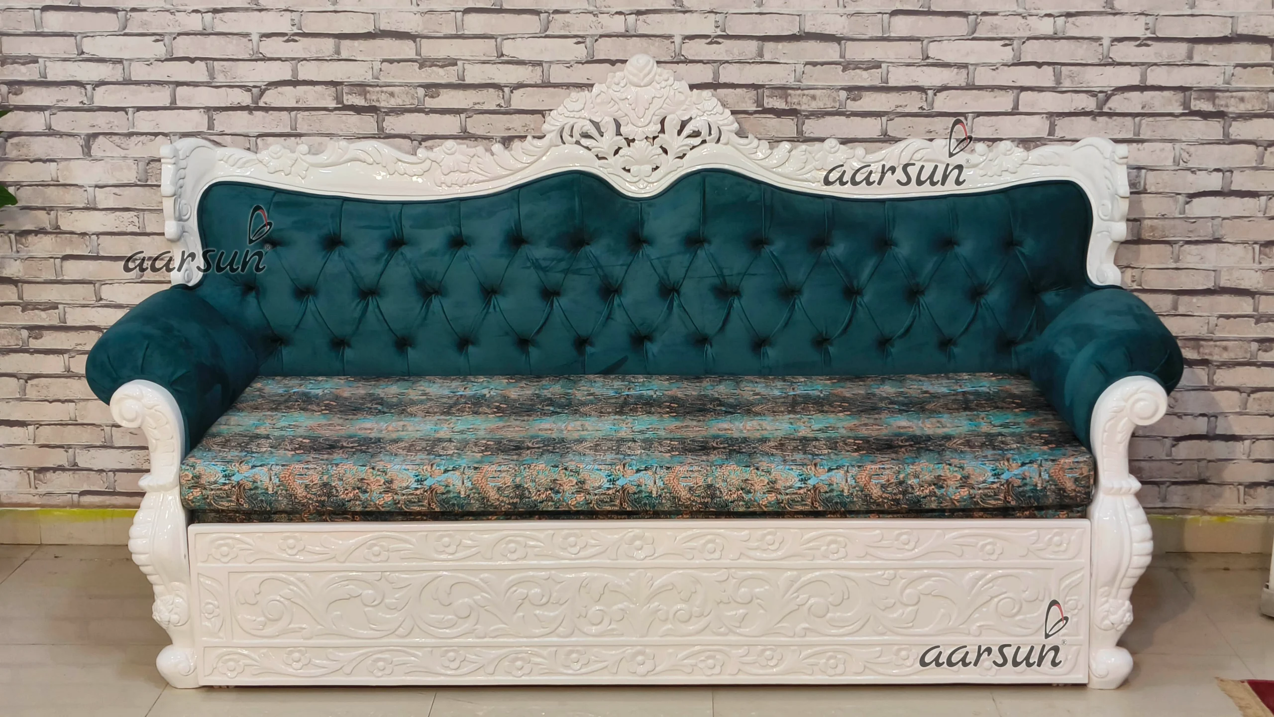 Hand Carved – Modular Sofa Cum Bed Design Mysuru - Image 3