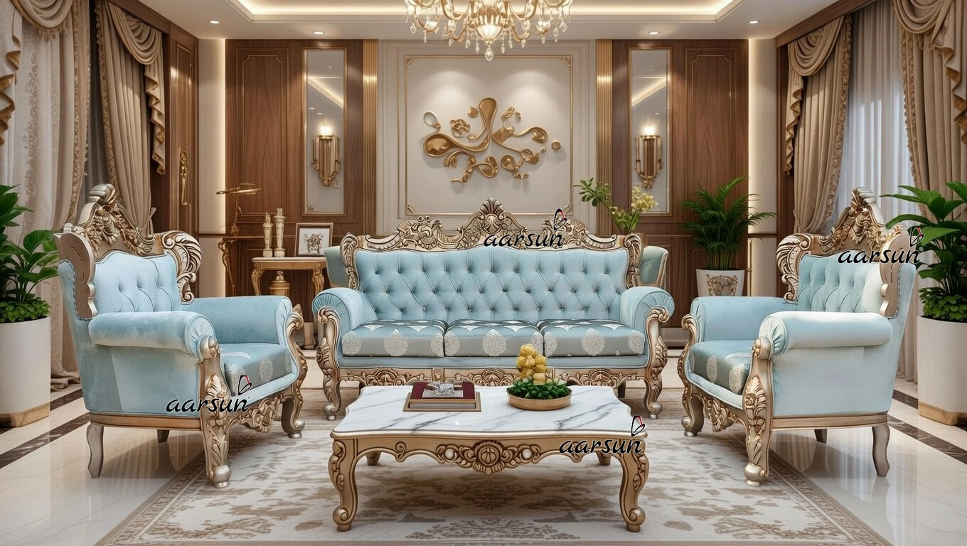 7 Seater Sofa Set in Royal Finish