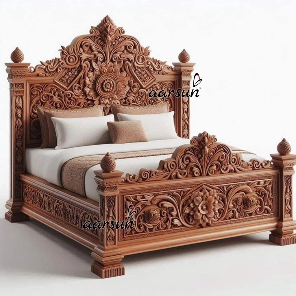 AI Krishna Bed Design