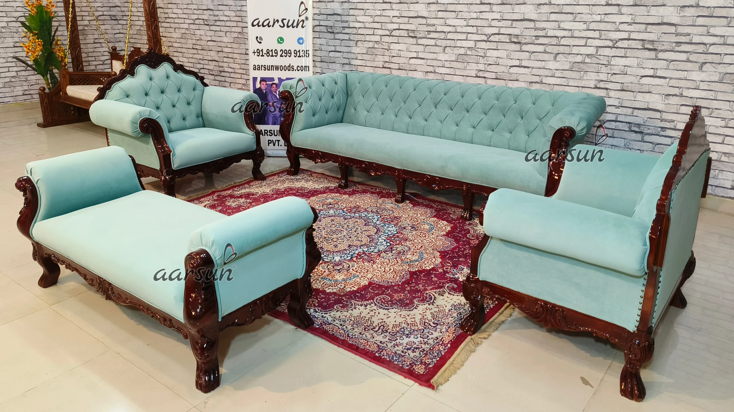 Chesterfield sofa top design International Brand - Image 5