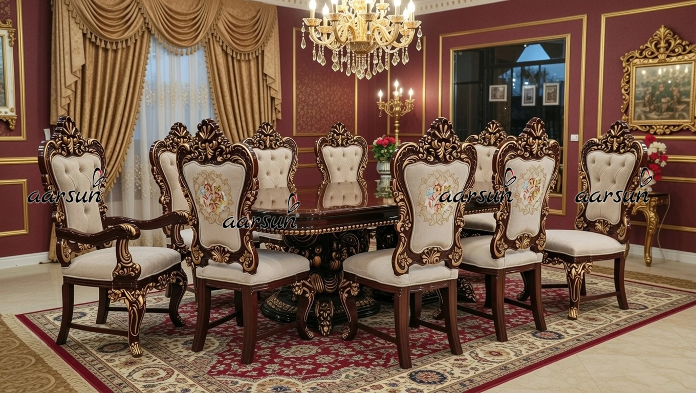 Dining Table Set in Teak Wood Mysore
