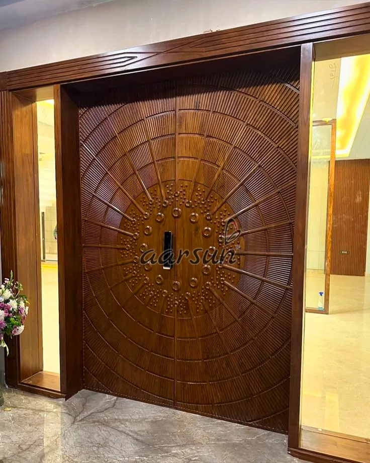 Home Main Entrance Double Door Design