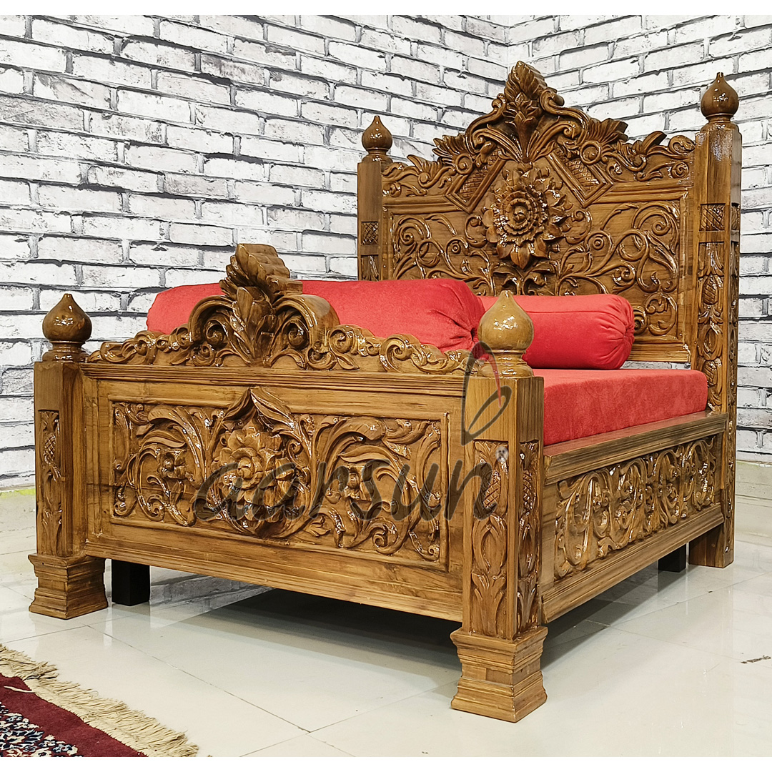 Wooden Krishna ji Bed