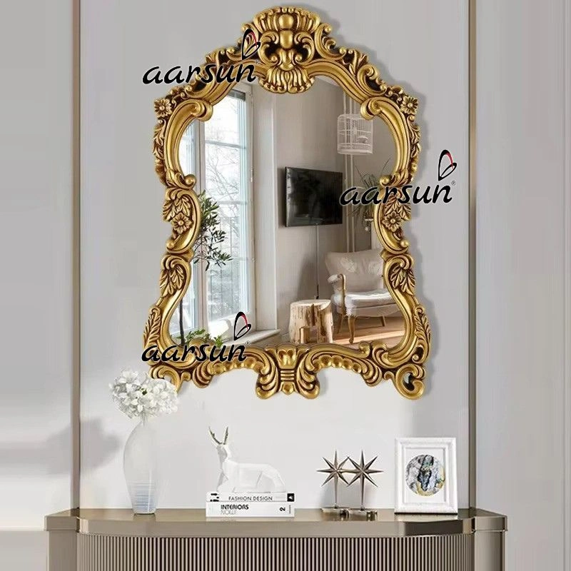 Antique Gold Finish Mirror Frame