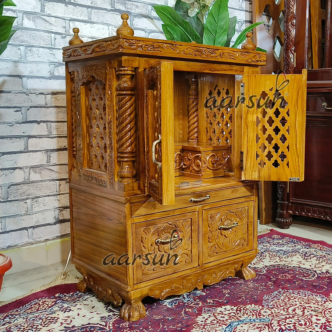 Traditional Handicraft Mandir for Worship - Image 4