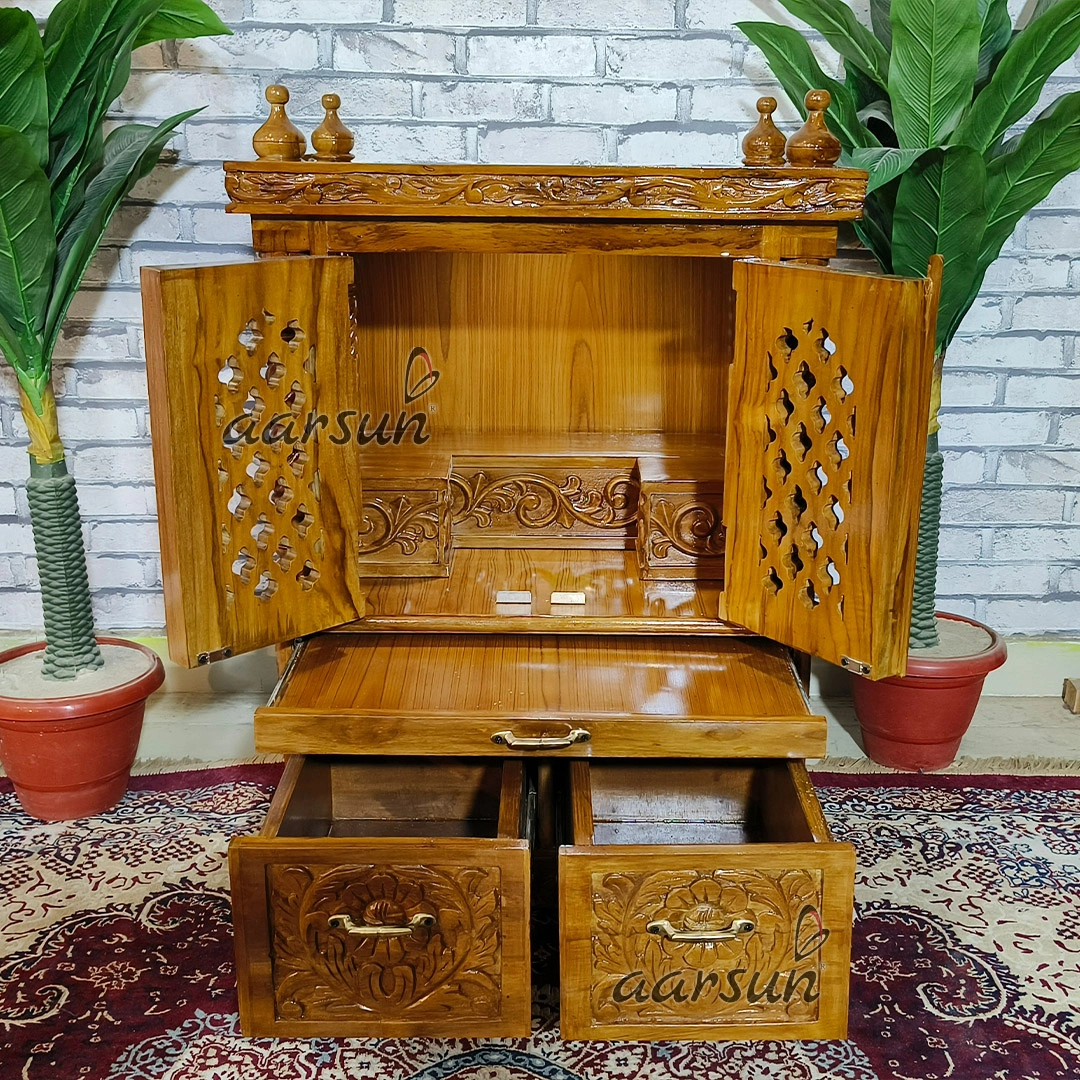 Traditional Handicraft Mandir for Worship - Image 5