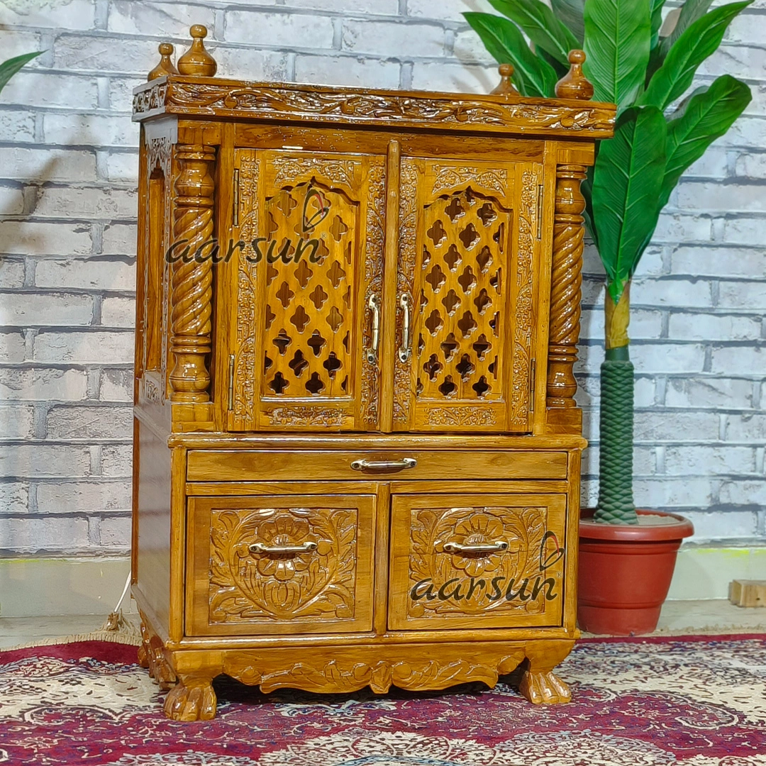 Traditional Handicraft Mandir for Worship - Image 6
