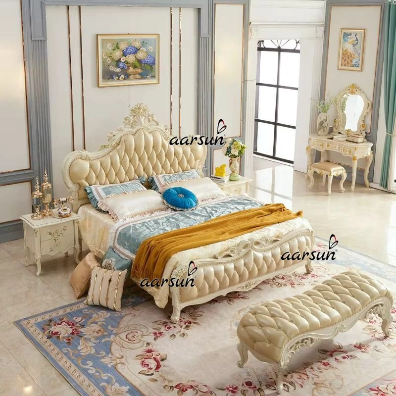 Luxury Handcrafted Bedroom Furniture Set for Home Interiors