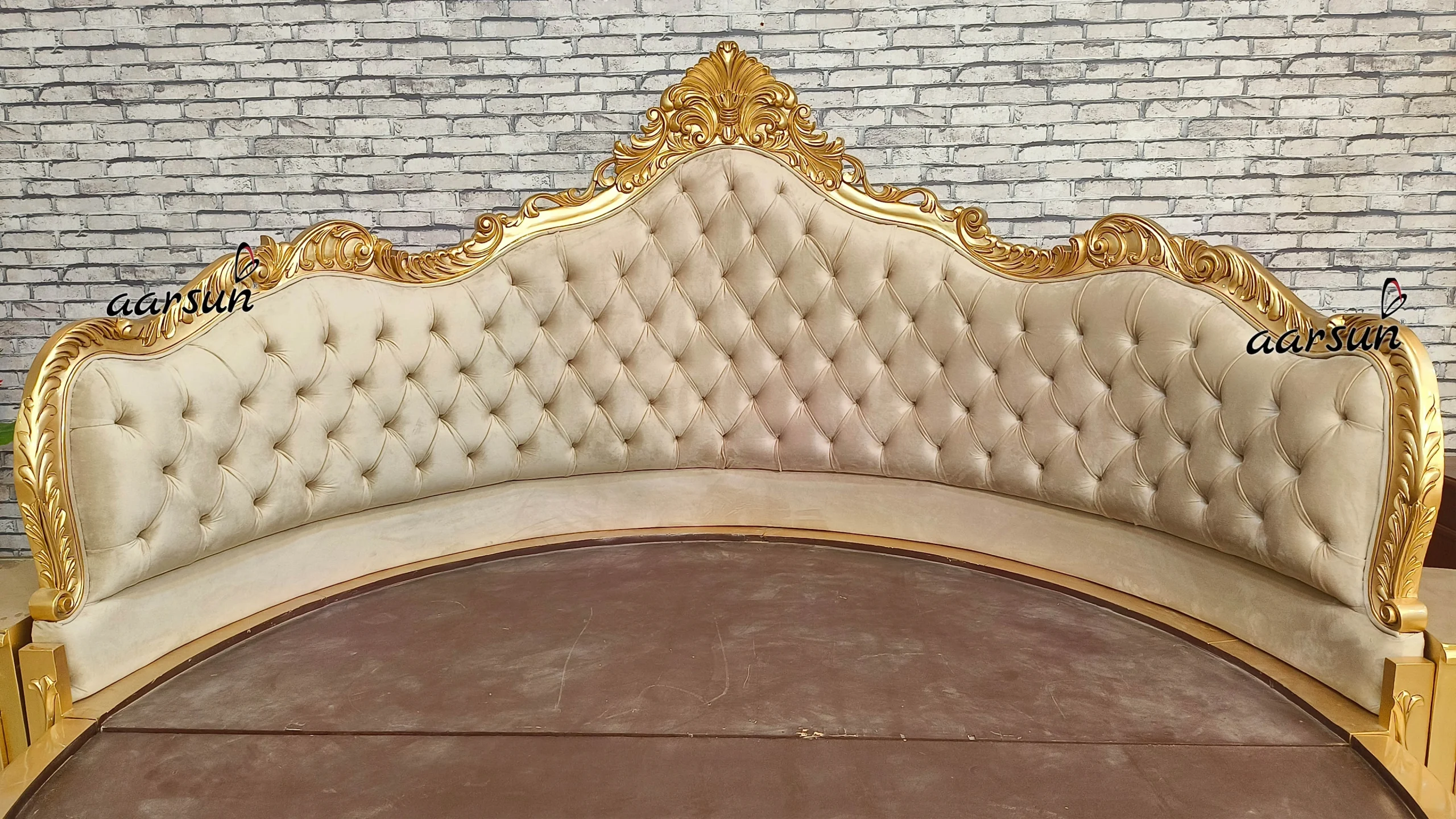 Custom-Crafted Huge Round Bed with Almirah - Image 6