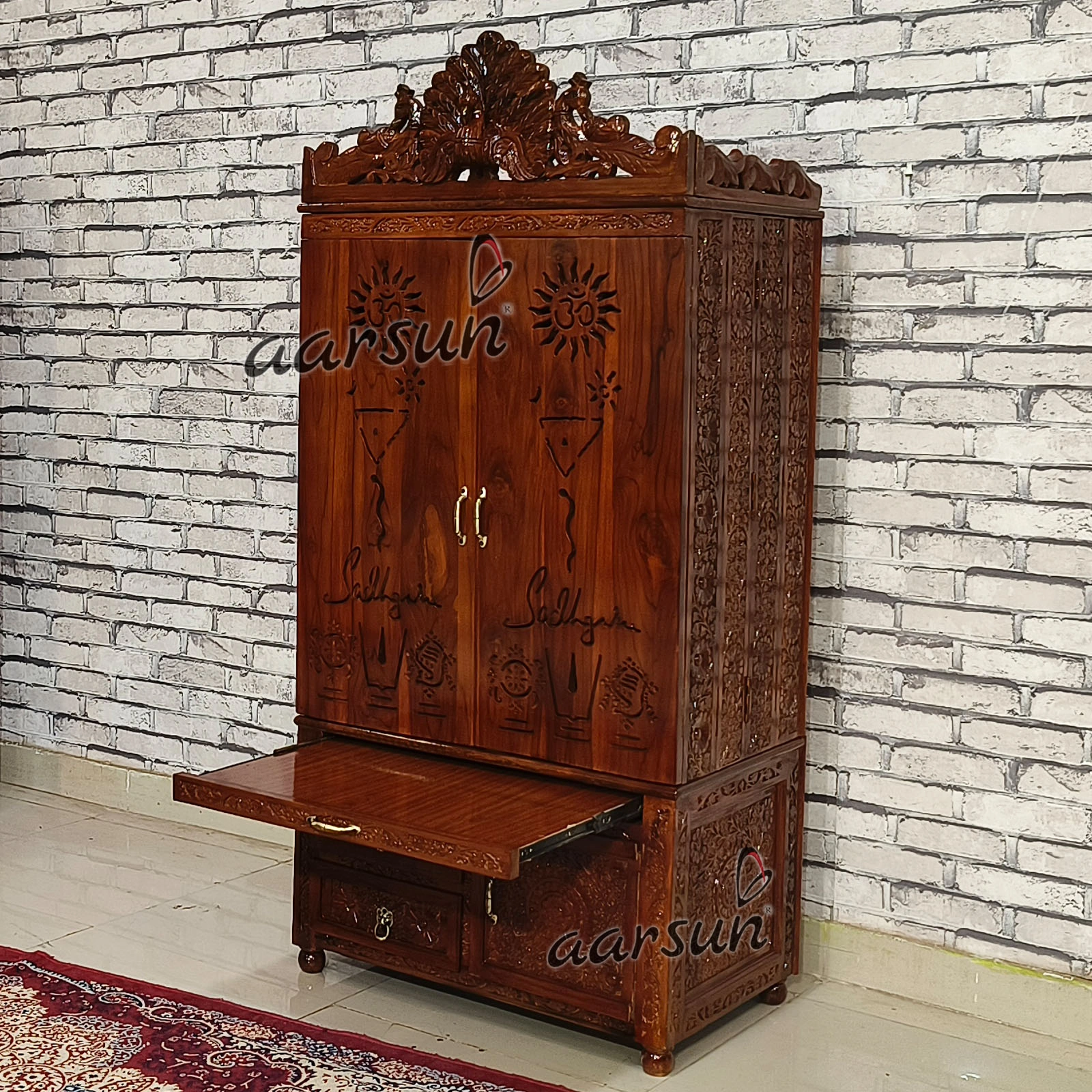 Indian Art- Pooja Mandir Design - Image 2