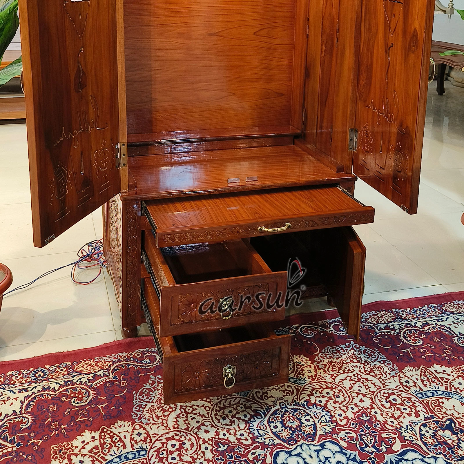 Indian Art- Pooja Mandir Design - Image 5