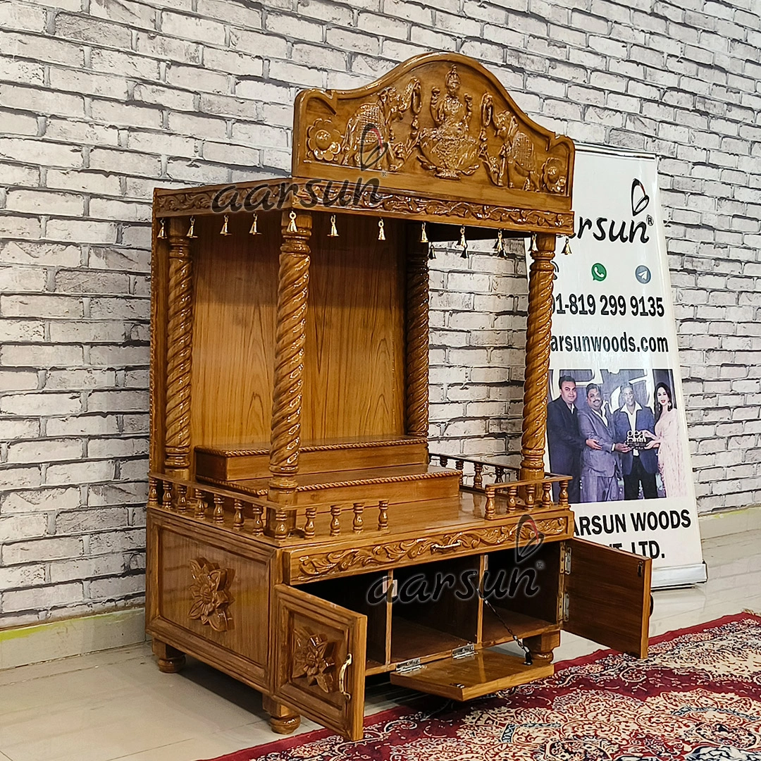 Wooden Puja Mandir at Factory Price - Image 4