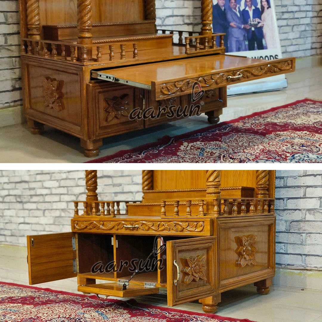 Wooden Puja Mandir at Factory Price - Image 6