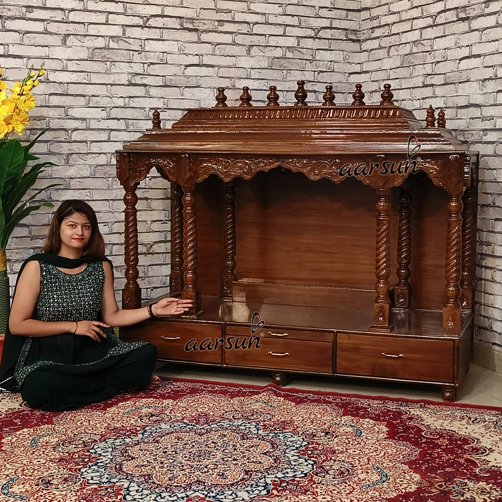 Most Popular Modern Puja Mandir - Image 2