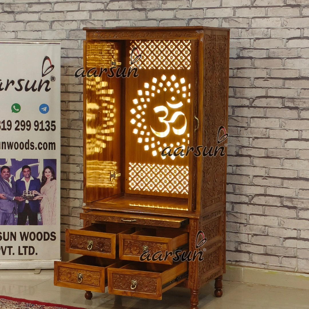 Pocket Doors - Ashtalakshmi Temple With LED Light - Image 2