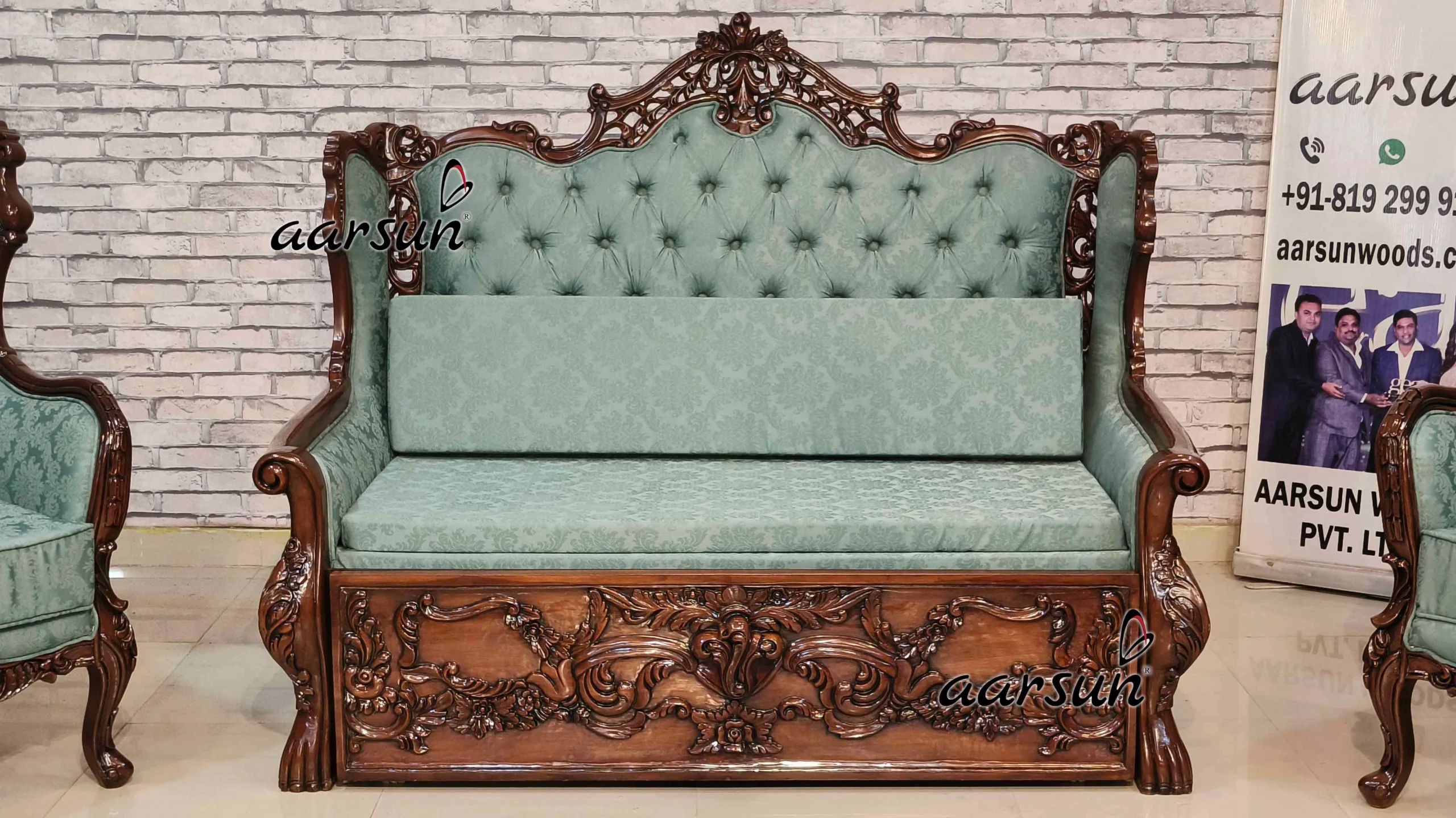 Premium Quality Handcrafted Sofa Cum Bed Mysuru - Image 2