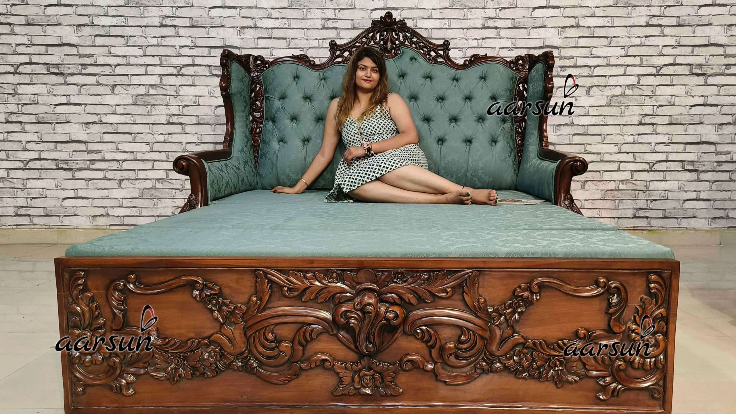 Premium Quality Handcrafted Sofa Cum Bed Mysuru - Image 5