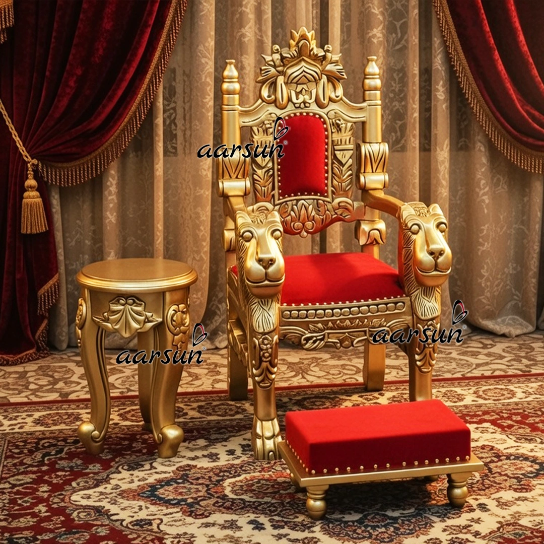 Customized Wooden Guru Ji Chair (Small Size)