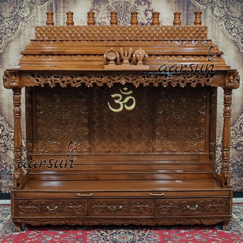 Large Hindu Pooja Mandir Gopuram Design Mysore