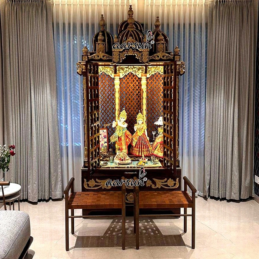 Large ISKCON alter Pooja Mandir Design Mysore